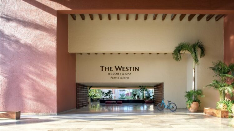 Westin Resort & Spa Puerto Vallarta All Inclusive lobby with bicycle