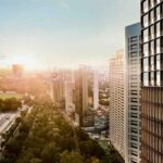 Park Hyatt Mexico City and view over the city center