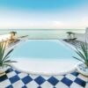 Fideicomiso house with pool overlooking beach Photo Scott Coe Yucatan Magazine