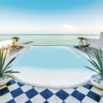 Fideicomiso house with pool overlooking beach Photo Scott Coe Yucatan Magazine