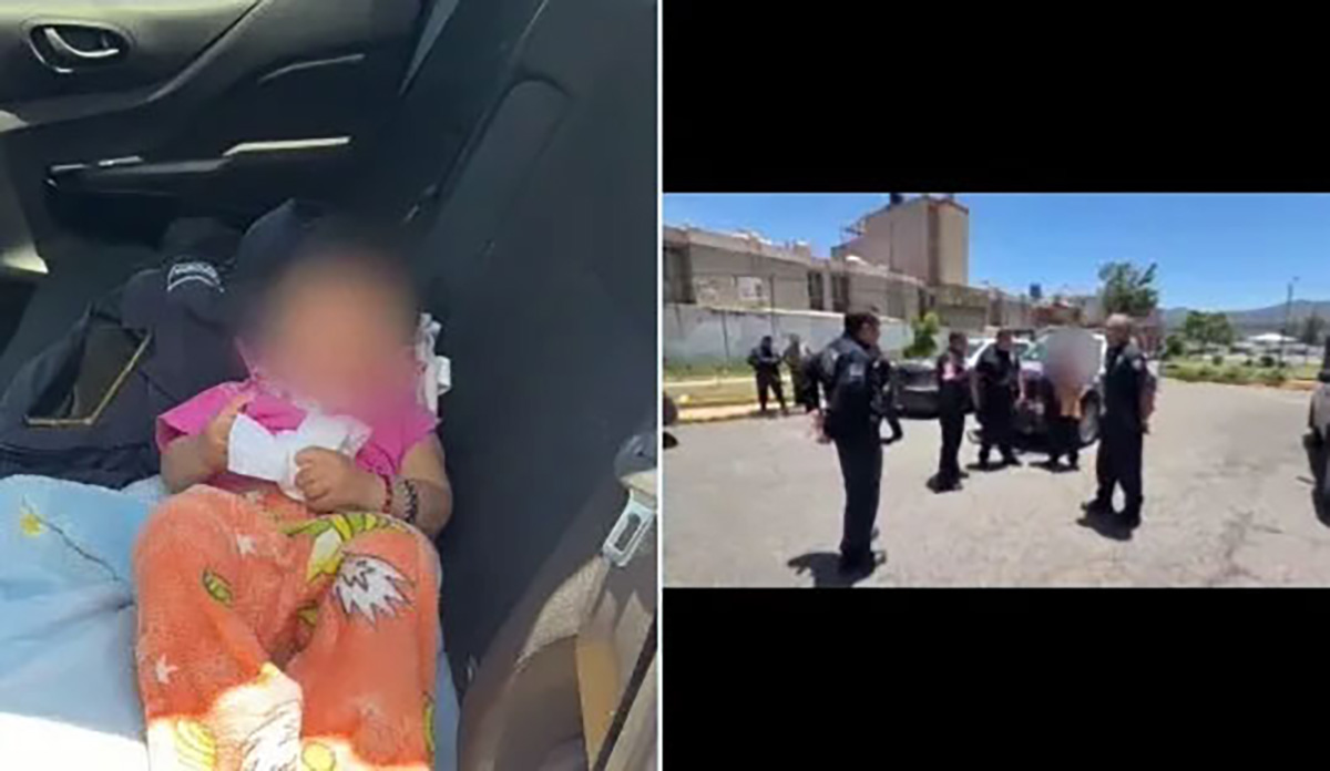 Baby Left Alone in Rideshare, Father Flees on Motorcycle in Ecatepec